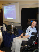 Simon delivering a workshop 